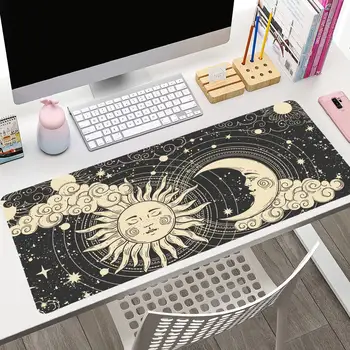 Moon Sun Planet egérpad Nagy játékhoz tervezett egérpad LockEdge sűrített számítógép billentyűzet asztali szőnyeg