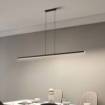 Modern függőlámpa minimalista led csillár étteremhez étkezőasztal nappali függő huzal otthoni lámpatest beltéri világítás