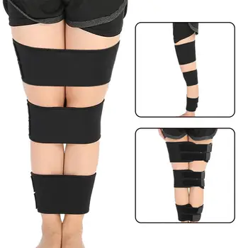 Professzionális testtartás-korrektor XO forma lábjavító öv íjláb helyes szalag testtartás korrektor legging támogatás férfi nő