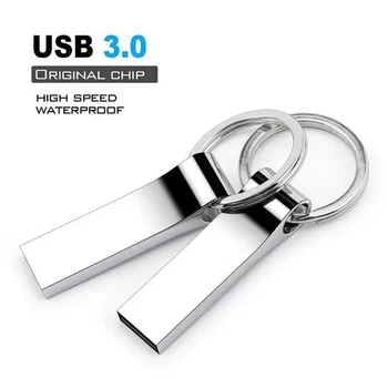 USB 2TB flash meghajtók kulcstartóval fém USB flash lemez pendrive flash memóriakártya USB3.0