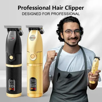 Elektromos hajnyíró multifunkcionális háztartási hajvágó Nagy teljesítményű éles pengéjű professzionális olajfejvágó borbélyhoz