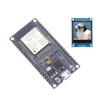 ESP32 modul fejlesztő kártya vezeték nélküli WiFi + Bluetooth ESP32-WROOM-32 modul 1,3 hüvelykes színes képernyővel