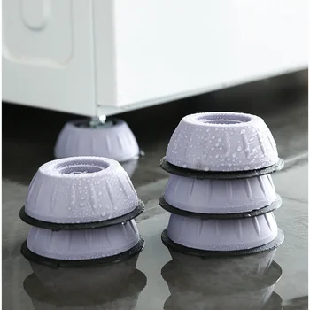 rezgéscsillapító lábpárnák mosógép gumi lábak csúszós szárító hűtőszekrény univerzális talp rögzített csúszásmentes tartozékok