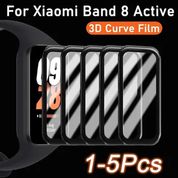 Teljes lefedettségű védőfólia Xiaomi Band 8 aktív képernyővédő fóliához HD átlátszó csuklófedél Mi Band8 aktív kiegészítőkhöz