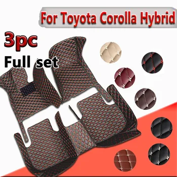 Toyota Corolla Hybrid 2023, 2022, 2021, 2020, 2019 autós padlószőnyegek belső tartozékai Egyedi védelem bőr stílus vízálló