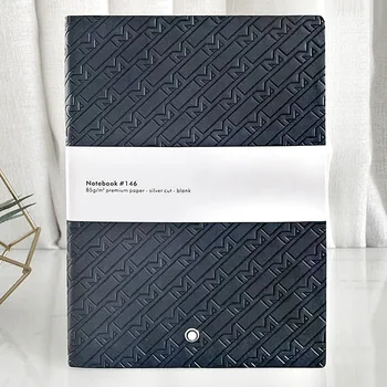 PPS 146 M méret Betűk gravírozott Classic MB bőr 192 oldal Gondosan kidolgozott notebook Luxus Monte Writing Experience