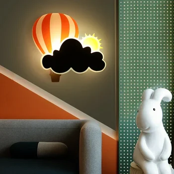 folyosóra Éjjeli gyerekszoba beltéri lámpák 8W 12W aranyos fali fény Lépcsőhasonlatos felhő Művészeti tervezés Sconces Fali dekoráció