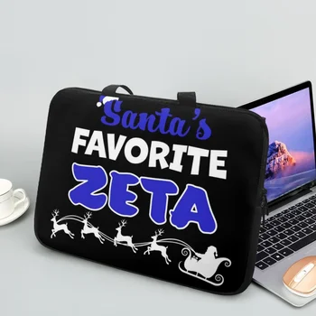 Karácsonyi ajándék Zeta Phi Beta Sorority Design divat tabletta táskák Puha cipzáras fogantyú laptop tok Számítógép kiegészítők Kézitáskák