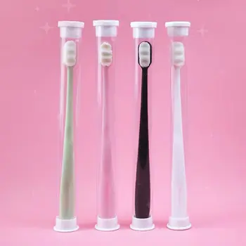 Puha fogak tisztítása Szájtisztítás Ultrafinom hullámforma nano fogkefe Szájápolási eszközök Sörte Fogkefe Orális piperecikkek