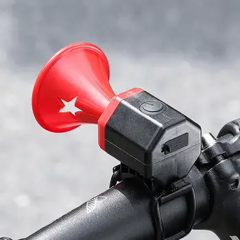  Bike elektromos kürt kormány Csengő vízálló újratölthető kerékpár Elektromos kürt Magas decibel Többféle mód az egyszerű telepítéshez