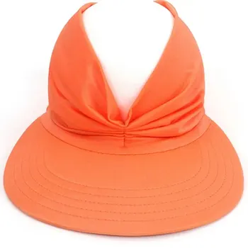 Nők Sun Visor Sun Hat - nők Anti-ultraibolya rugalmas üreges felső kalap kültéri gyorsan száradó Sun Hat nyári tengerparti kalap 2021 Új