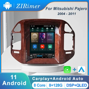 ZIRimer Android 11 autórádió a Mitsubishi Pajero számára V73 V77 V68 V75 sztereó automatikus GPS navigációs DVD lejátszó 4G DSP WIFI 2004-2011