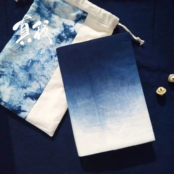 【Blue Ocean】Eredeti, kézzel készített A5 A6 notebook borítók Protector Book Sleeve Crafted Fabric termékek Naplóborító, raktáron