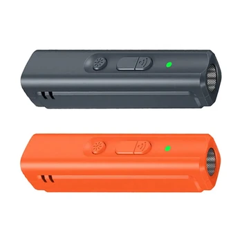  ultrahangos kutyariasztó zseblámpával Ultraibolya UV-érzékelő fényelrettentő Ugatásgátló eszköz USB zsinórral újratölthető