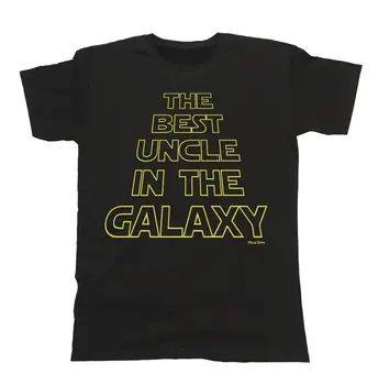 A legjobb UNCLE a galaxisban férfi ORGANIKUS póló Családi ajándék születésnapi öko póló