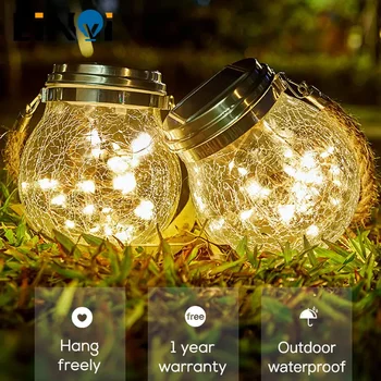 Romantikus napkollektoros gömb üvegedény fény színes karácsonyi lámpa éjszakai fény kültéri világításhoz Kerti dekoráció