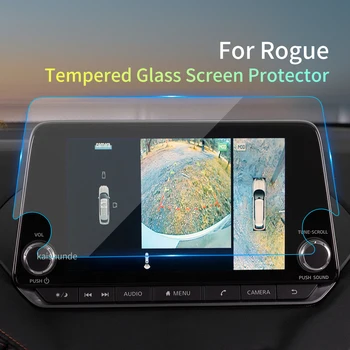 képernyővédő fólia Nissan Rogue 2023-hoz Edzett üveg védőfólia navigátor védelem Autó matricák Autóipari kiegészítők