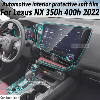 LEXUS NX 350h 400h 2022 sebességváltó panel navigációhoz Autóipari belső képernyő védőfólia TPU karcmentes matrica védelem