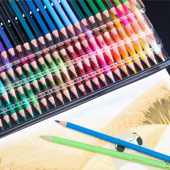 120 szín ceruzák, akvarell tollak, művészek Soft Core élénk színnel rajzoláshoz Vázlatkészítés, árnyékolás, színezőanyagok