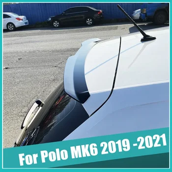 Tetőcsomagtartó fedél spoiler POLO MK6 2019 2020 2021 Max univerzális autó farokszárny fényes fekete dekorációs külső kiegészítők