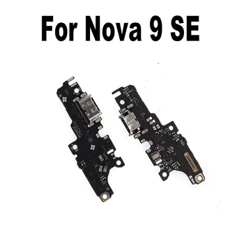  gyors USB töltőport dokkoló Huawei Nova 9 SE 9SE mikrofon csatlakozó kártyához Flex kábel javító alkatrészek