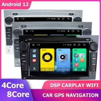 7''Autó GPS lejátszó Android 12 rádió Opel Corsa C Signum Vivaro Astra H Corsa D Zafira Tigra Multimédia Szo Navi Carplay 6 + 128