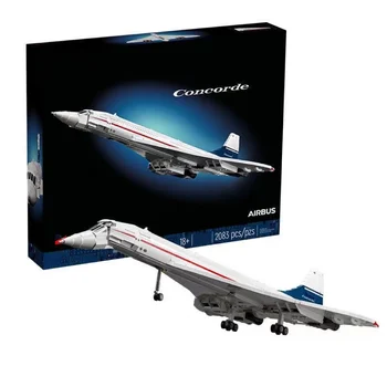 10318 Concorde Airbus építőelemek Műszaki 105CM AirPlane modell kocka oktatójátékok gyerekeknek Karácsonyi ajándékok