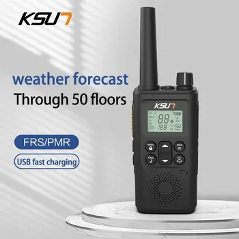 KSUT GZ30 Walkie Talkie Legal PMR FRS Mini hordozható rádió Talkie Walkie telefon időjárás-előrejelzés kétirányú rádió Professional