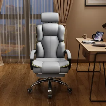 Fekvő számítógép Irodai székek emelése Pihentető forgatható latex üléspárna gamer szék ergonomikus Sillon Oficina Otthoni bútorok