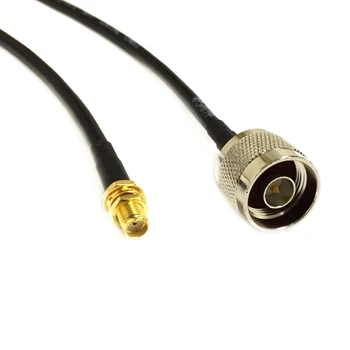 modem koaxiális kábel SMA anya csatlakozó N apa csatlakozó dugó dugó RG58 kábel pigtail 50cm 20