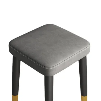 A08Háztartási könnyű luxus széklet halmozható négyzet alakú széklet modern egyszerű asztali szék kreatív szék nappali kicsi sh