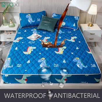 100% vízálló matracvédő steppelt king queen steppelt ágyra illesztett ágynemű antibakteriális matrac fedőpárna dekoráció
