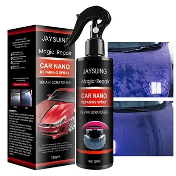 kerámia spray bevonat 120ml hordozható 3 az 1-ben fedőrétegű festék tömítőanyag autó polírozásához Professzionális autó karosszéria javító spray
