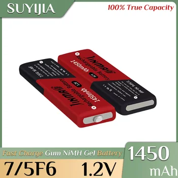 1-10DB 7/5F6 67F6 1.2V 1450mAh gumi újratölthető Ni-MH gél akkumulátor Sony for-Panasonic Walkman MD CD magnó gumi akkumulátor
