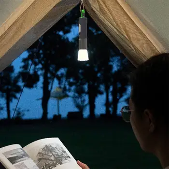 2023Új erős fényű zseblámpa többfunkciós kültéri világítás sátor Hook asztali lámpa USB töltő hordozható mini zseblámpa