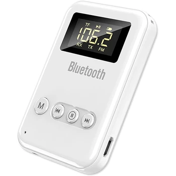 Newauxiliary FM Bluetooth 5.0 3.5 mm-es adóvevő autó otthoni hangrendszerhez