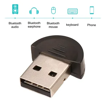 Universal Mini vezeték nélküli Bluetooth-kompatibilis USB 2.0 adapter hardverkulcs PC-hez laptop WIN XP Vista rendszerhez Bluetooth-kompatibilis adapter