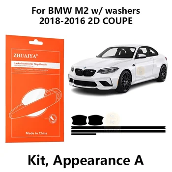 Ajtóélvédők Ajtófogantyú Csésze festékvédő fólia TPU PPF BMWM2 mosógépekhez2018-2016 2D COUPE autógyártók