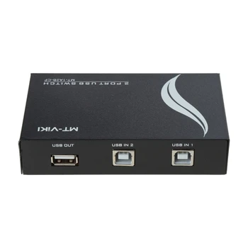 2 portok USB2.0 megosztó eszközkapcsoló adapter doboz PC-hez szkenner nyomtató Dropship