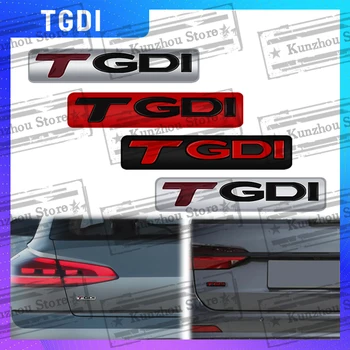 Metal TGDI logó a Hyundai Sonata Tucson Sorento Sportage Ceed emblémájához Autó karosszéria oldalsó sárvédő Hátsó csomagtartó matrica matrica Jelvény stílus