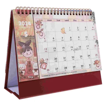 Összecsukható naptár Asztali dekoráció Asztali naptár Dekoratív naptár Naptár Napi menetrend otthoni irodai iskolához