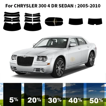 Előre vágott nanokerámia autó UV ablakfesték készlet autóipari ablakfólia CHRYSLER 300 4 DR SEDAN 2005-2010