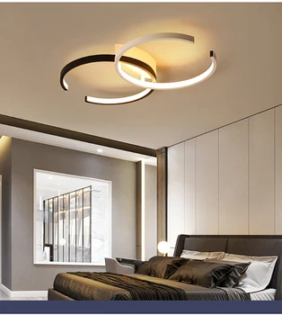 Modern LED mennyezeti lámpa szabályozható LED akril mennyezeti lámpa süllyesztett mennyezeti csillár nappalihoz étkező