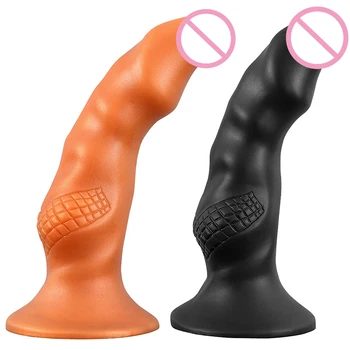 Folyékony szilikon szimulált pénisz puha mesterséges péniszrel, férfi és női szexuális játékok, anális tágító, kézi maszturbátor anális dugó