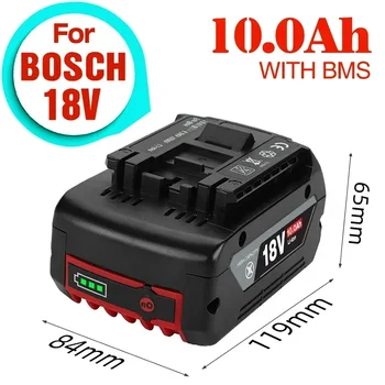 BOSCH Authentic 18V BAT609 BAT610 BOSCH 18V Professional 18V Li-ion akkumulátorhoz Fúró akkumulátor GBA18V GSR18V BAT618 BAT619
