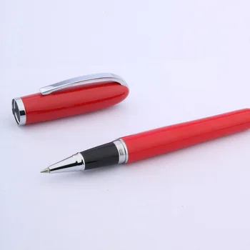 516 Újszerű stílusú tolltartó ezüst Kínai Red RollerBall toll