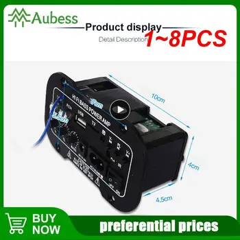 1 ~ 8PCS digitális erősítő kártya 25-30W audio erősítő USB FM rádió TF lejátszó mélynyomó 110V 220V