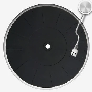 szilikon lemezjátszó szőnyeg Slipmat audiofil tál bakelit lemezjátszók Anti-Vibe Drop szállítás