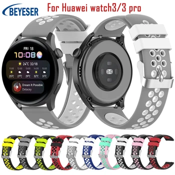 22 MM szilikon szíj karkötő Huawei Watch3 karszalag csere sport óraszíj Huawei óra 3 PRO új