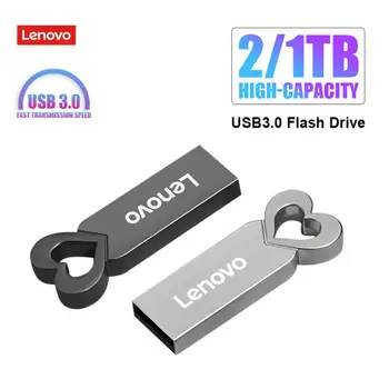 Lenovo fém USB flash meghajtók USB 3.0 nagy sebességű olvasó Pendrive 2TB 1TB Pen Drive hordozható Memoria USB stick notebook / PS4